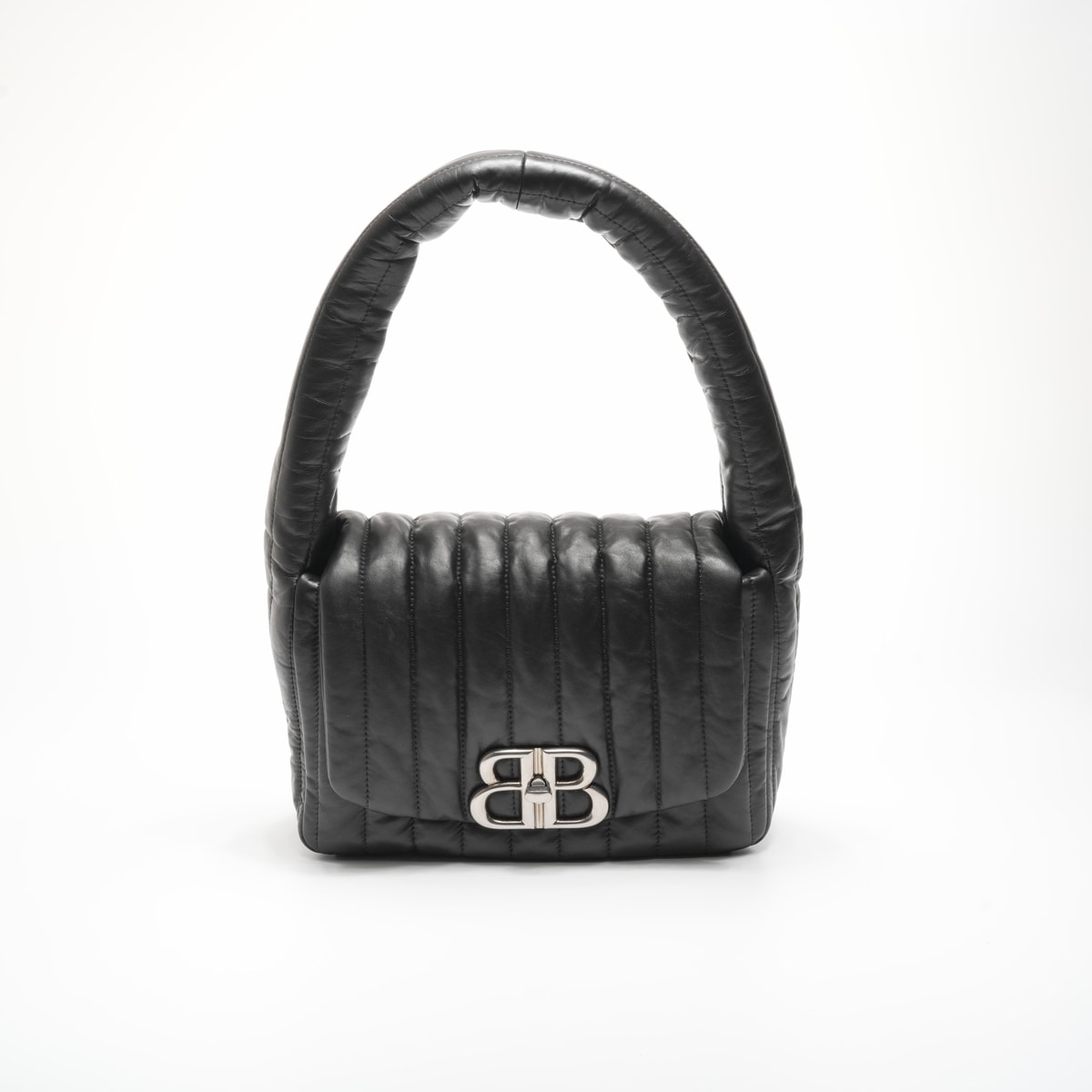 バレンシアガ BALENCIAGA レザー MANACO マナコ パデット キルティング ワンショルダー ショルダーバッグ【中古】