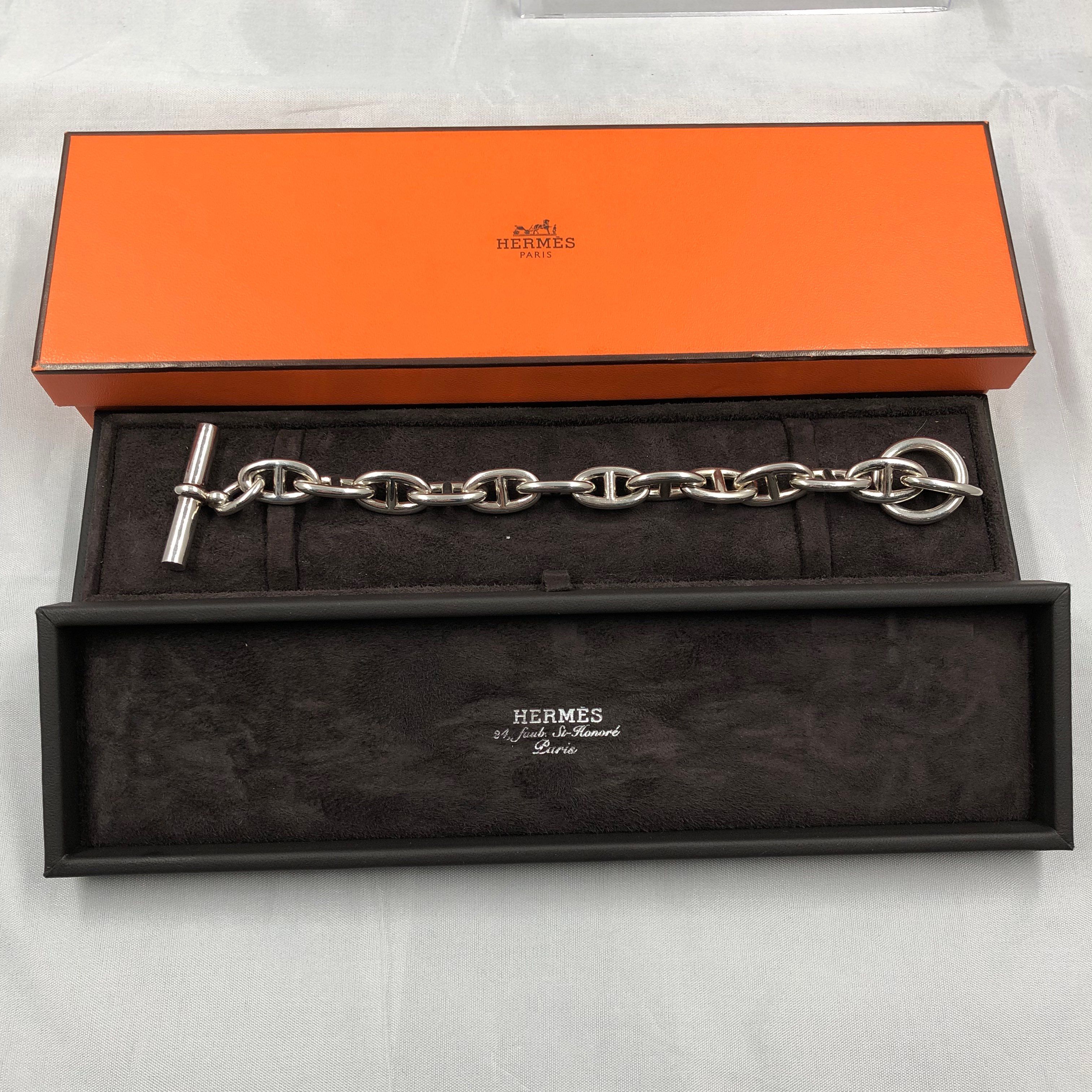 Hermes Chaine D'ancre GM Bracelet "Silver"