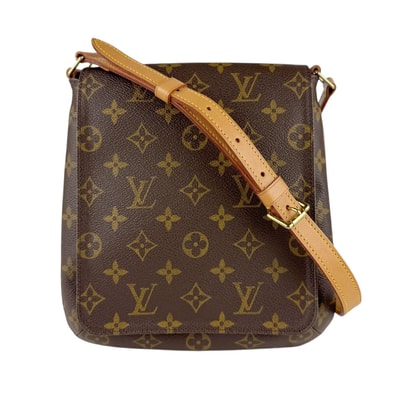 ルイ ヴィトン LOUIS VUITTON ショルダーバッグ モノグラム ミュゼットサルサ ショート モノグラムキャンバス ブラウン レディース M51258【中古】 z6906