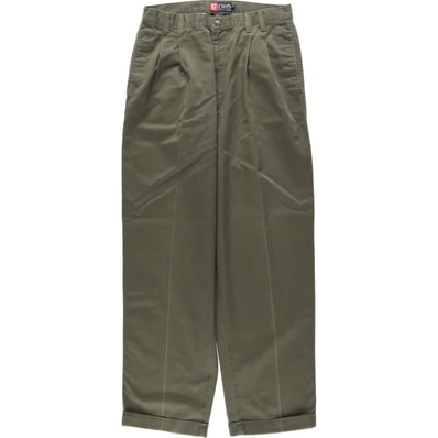 古着 ラルフローレン Ralph Lauren CHAPS チャップス ツータック チノパンツ メンズw30相当/eaa656011