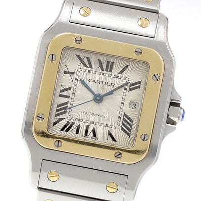 カルティエ サントスガルベLM W20058C4 メンズ 【中古】