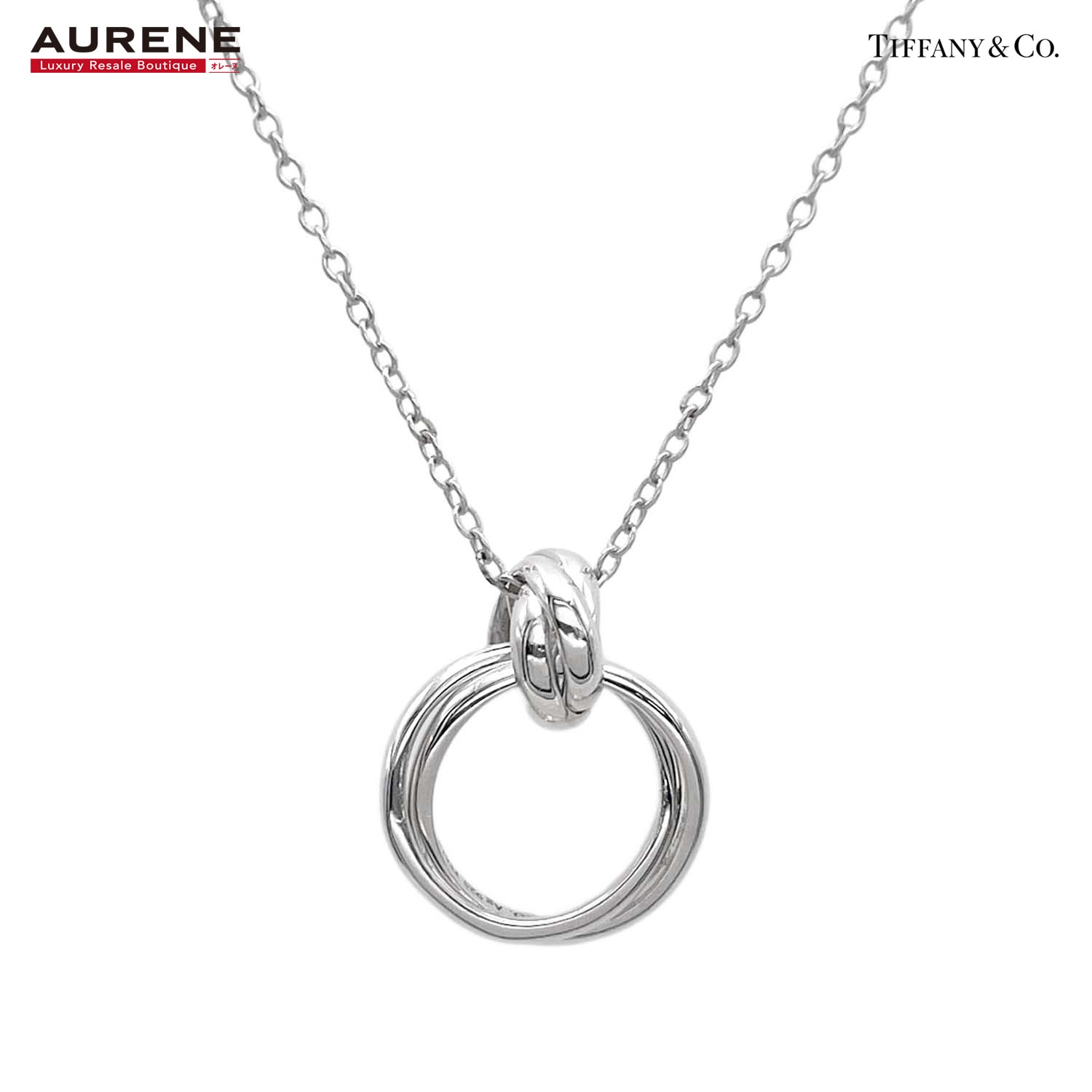 TIFFANY&Co. ティファニー パロマメロディ サークル ネックレス
 SV925 シルバー レディース
 【中古】