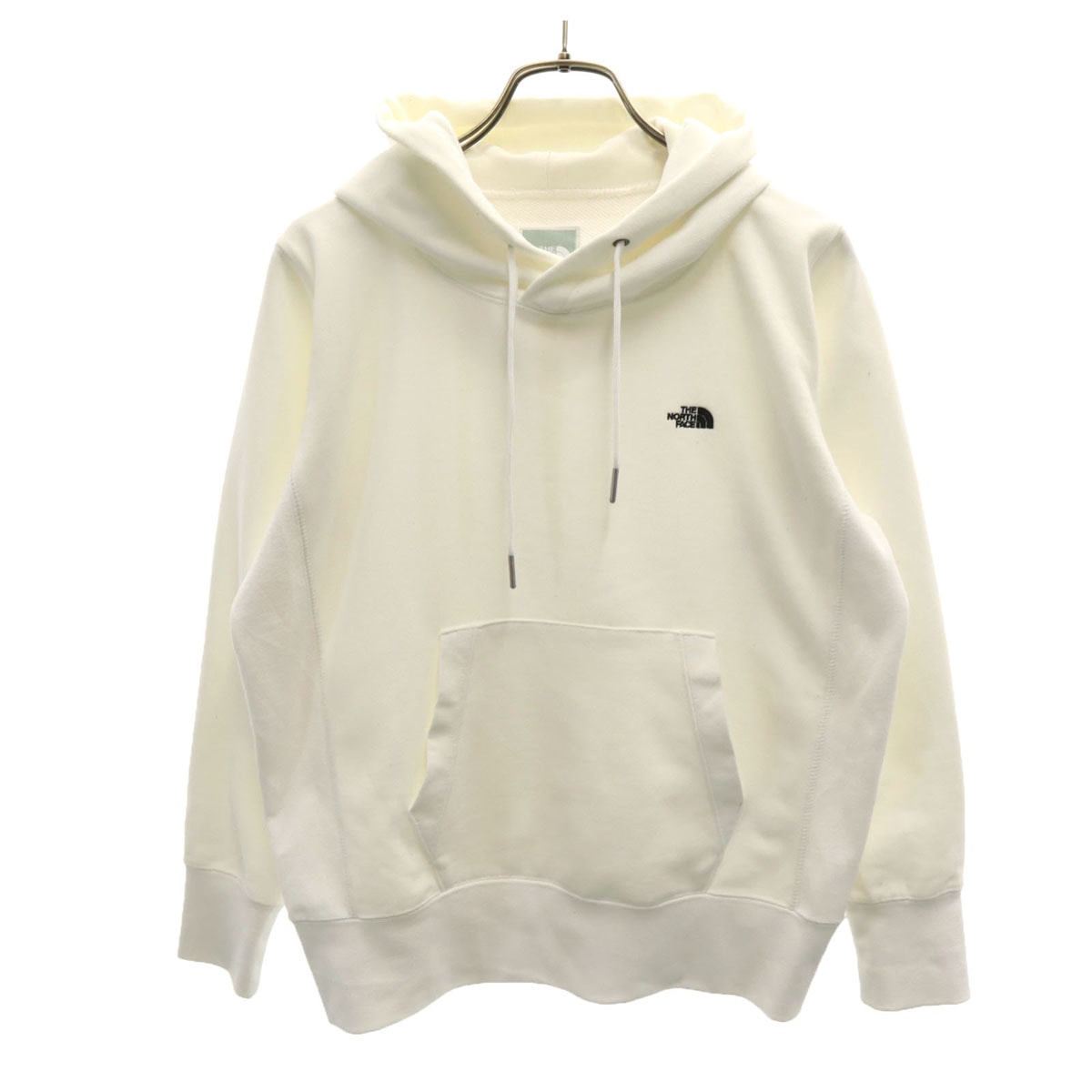 THE NORTH FACE ノースフェイス 長袖 ヘザー スウェットパーカー S ホワイト NTW11952 アウトドア