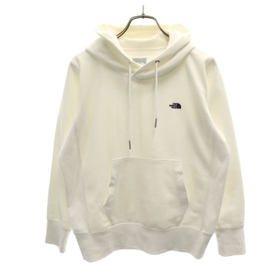 THE NORTH FACE ノースフェイス 長袖 ヘザー スウェットパーカー S ホワイト NTW11952 アウトドア
