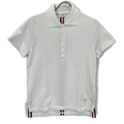 トムブラウン MJP042A バックトリコ カノコポロシャツ ホワイト O