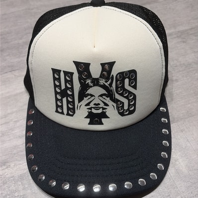 HYSTERIC GLAMOUR See No Evil Studded Mesh Cap "Black"