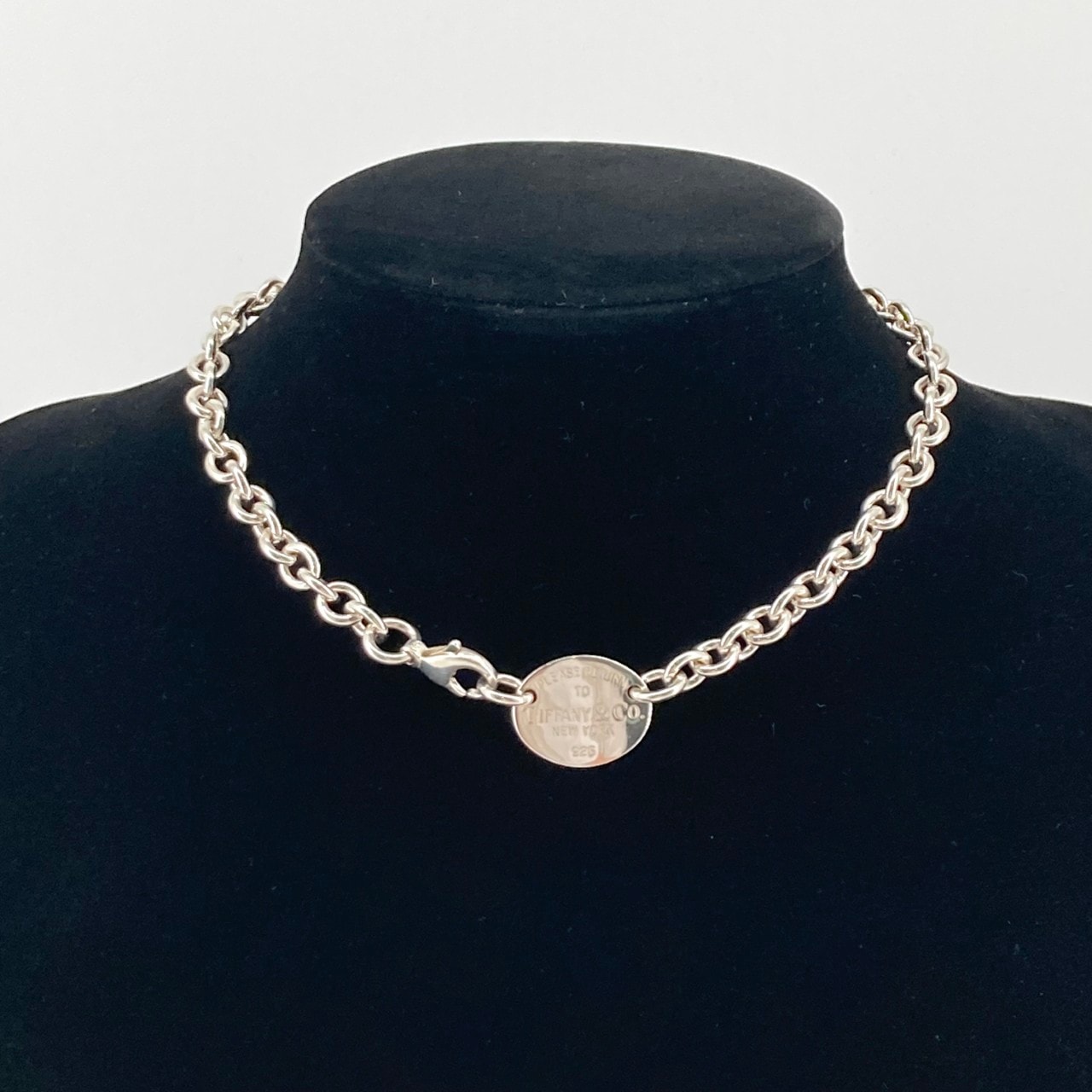 TIFFANY&Co.(ティファニー) リターントゥ オーバルタグ Ag925 ネックレス シルバー