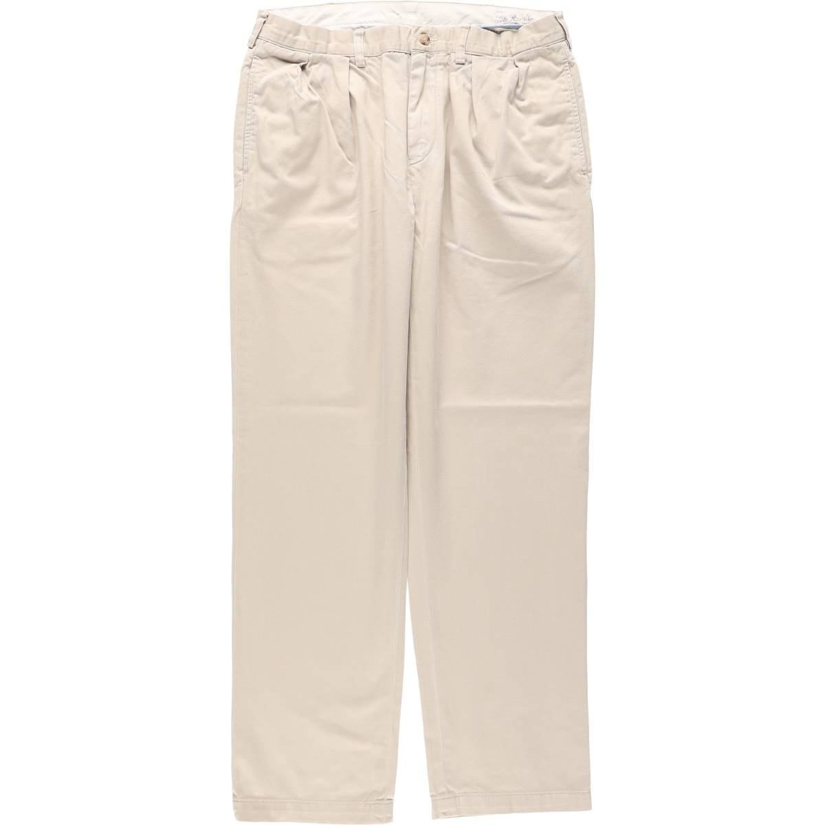 古着 ラルフローレン Ralph Lauren POLO by Ralph Lauren CLASSIC FIT ツータック チノパンツ メンズw34相当/eaa680691