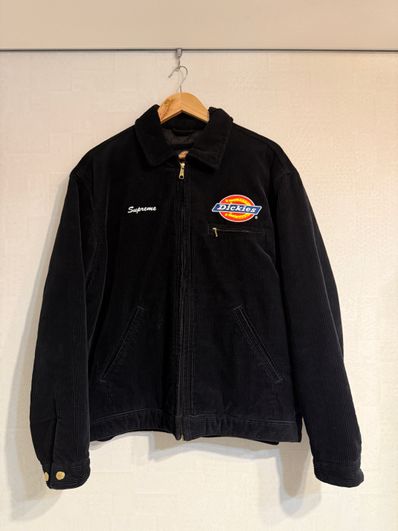 Supreme x Dickies Corduroy Work Jacket "Black"