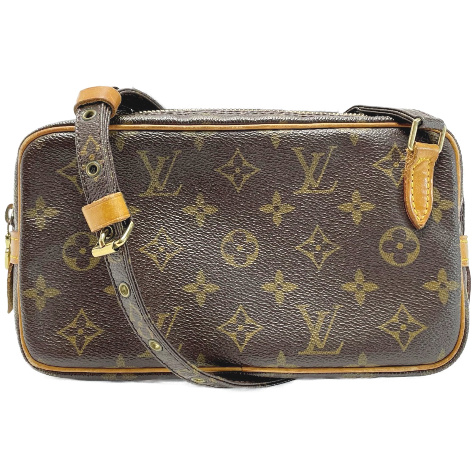 ☆☆LOUIS VUITTON ルイヴィトン モノグラム ポシェット・マルリーバンドリエール M51828 ブラウン レディース 袋有