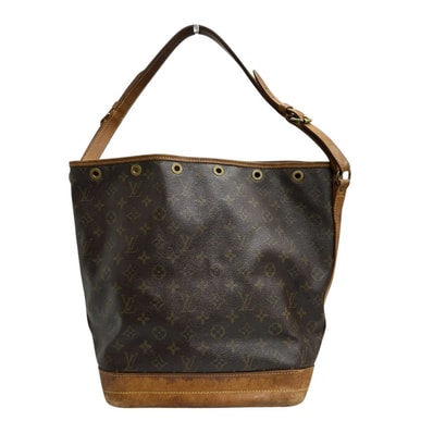 LOUIS VUITTON ルイヴィトン ヴィンテージ モノグラム ブラウン ゴールド金具 PVC レザー/ ショルダーバッグ S1-00239 【中古】