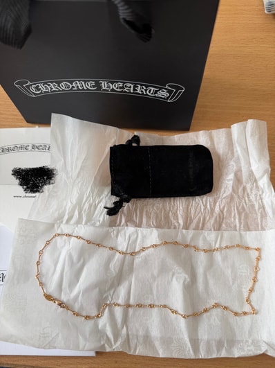 Chrome Hearts 22K Twist Chain Necklace "Yellow Gold"