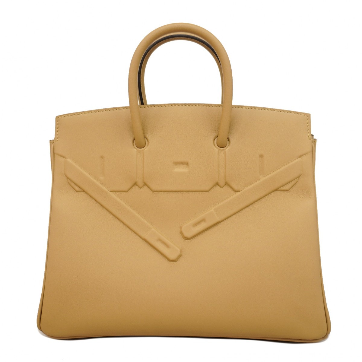 ★最終価格★SALE【6fc4454-g】エルメス ハンドバッグ バーキンシャドウ25 スイフト プシエール シルバー金具 K刻印【中古】レディース