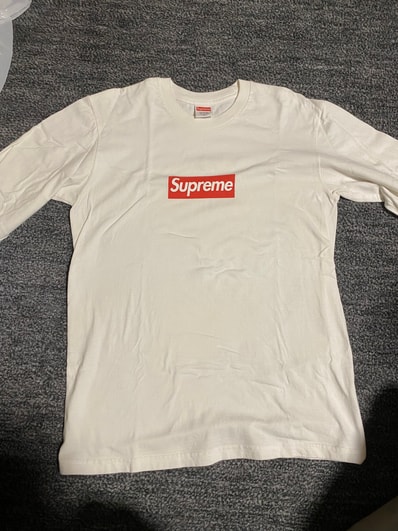 Supreme Box Logo L/S Tee "White"