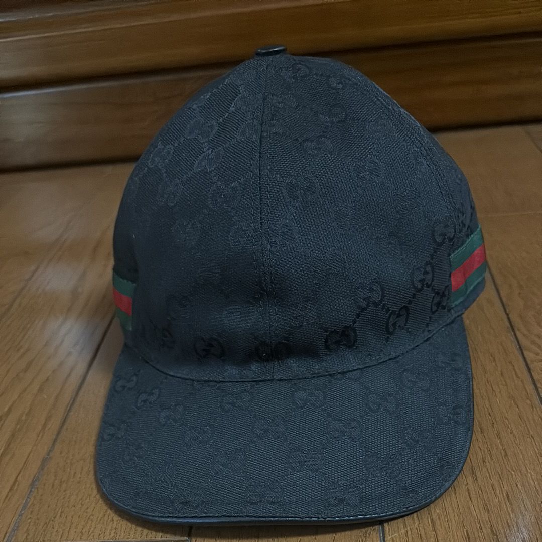 GUCCI Original GG Canvas Baseball Cap "Black"