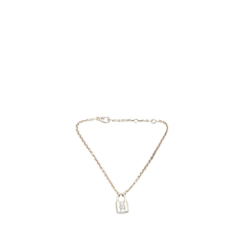 ルイ ヴィトン ユニセフ ブラスレ ロックイット ブレスレット Q95450 SV925 シルバー レディース LOUIS VUITTON 【中古】