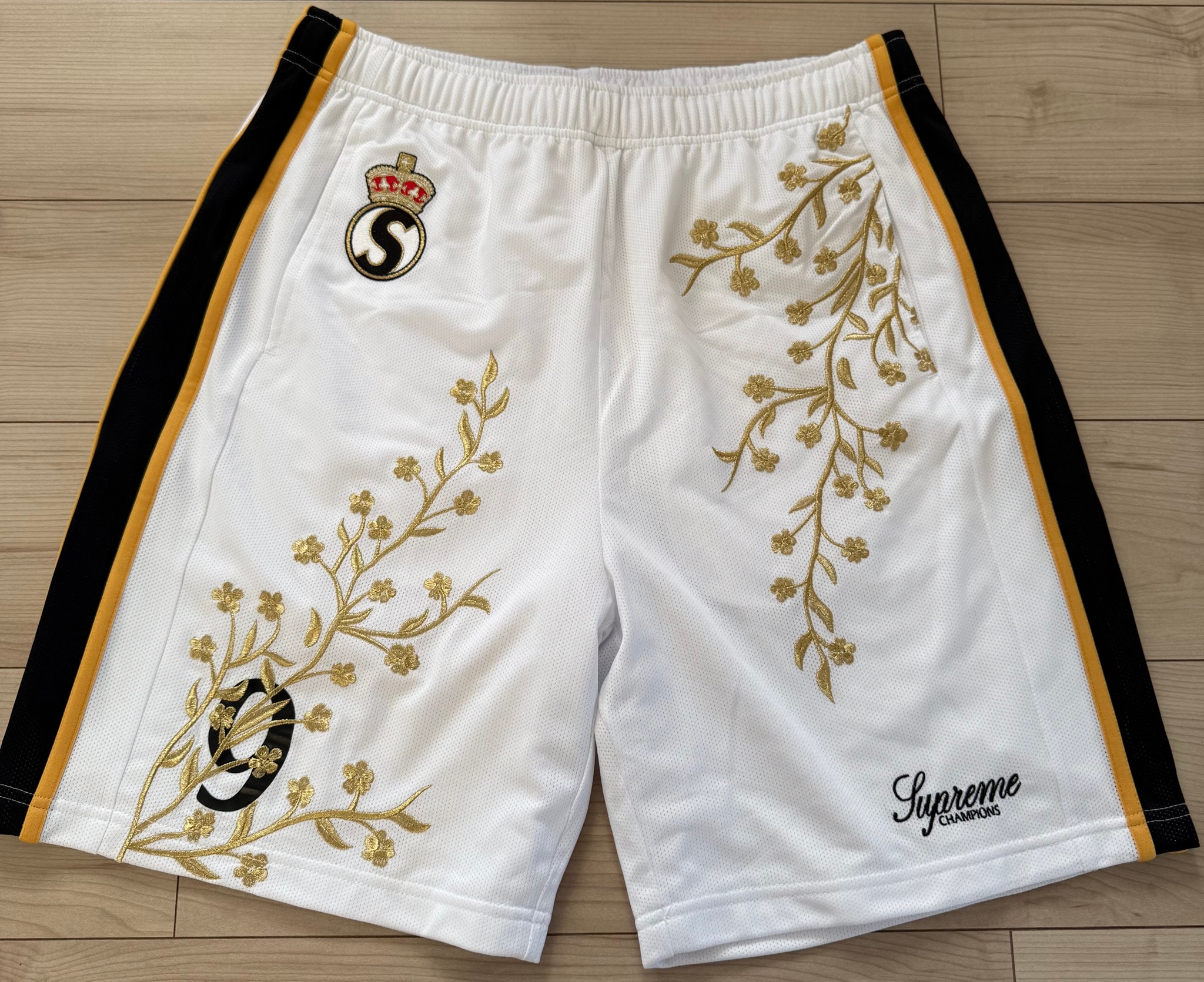 Supreme Floral Soccer Short "White"