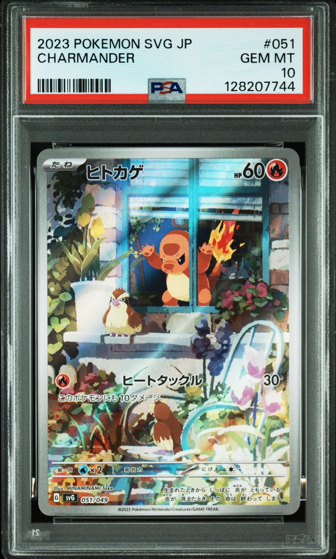 ヒトカゲ :フルイラスト [SVG 051/049](スペシャルデッキセットex「フシギバナ・リザードン・カメックス」)