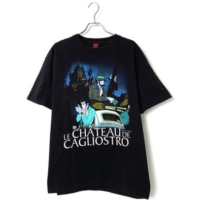 Geeks Rule x Lupin the Third The Castle of Cagliostro Silkscreen Printing T Shirt vol.03 "Black"
