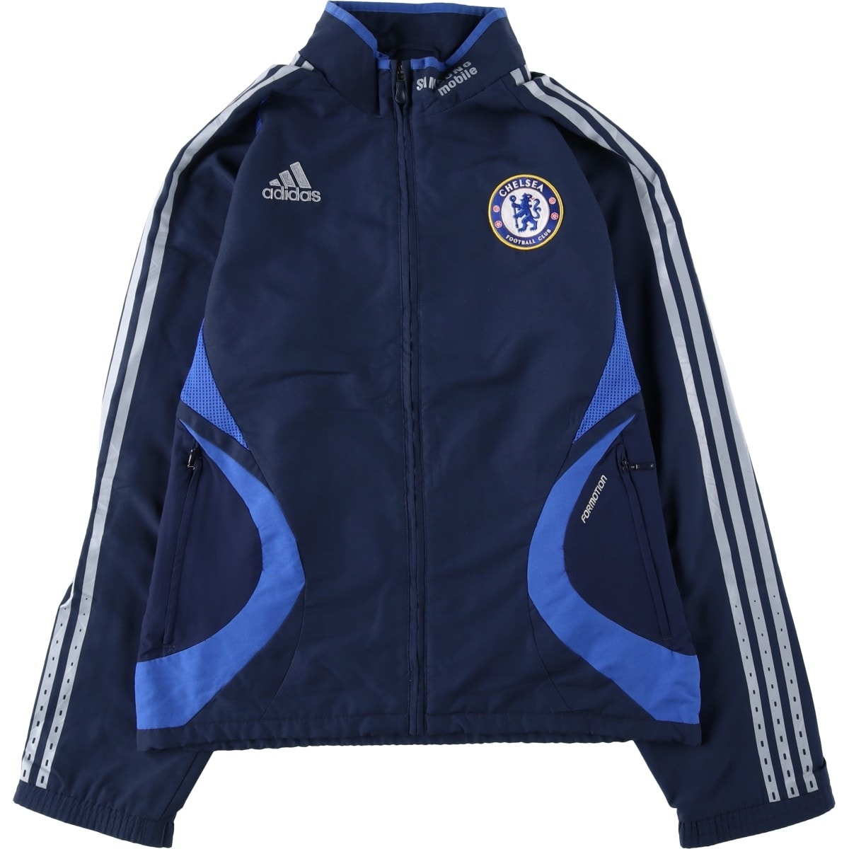 古着 00年代 アディダス adidas PREMIER LEAGE プレミアリーグ CHELSEA FC チェルシーFC ウインドブレーカー メンズS相当/eaa654721