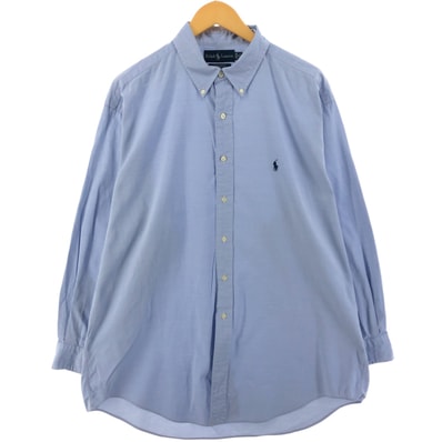 古着 ラルフローレン Ralph Lauren YARMOUTH 長袖 ボタンダウンシャツ メンズXL相当/eaa525605