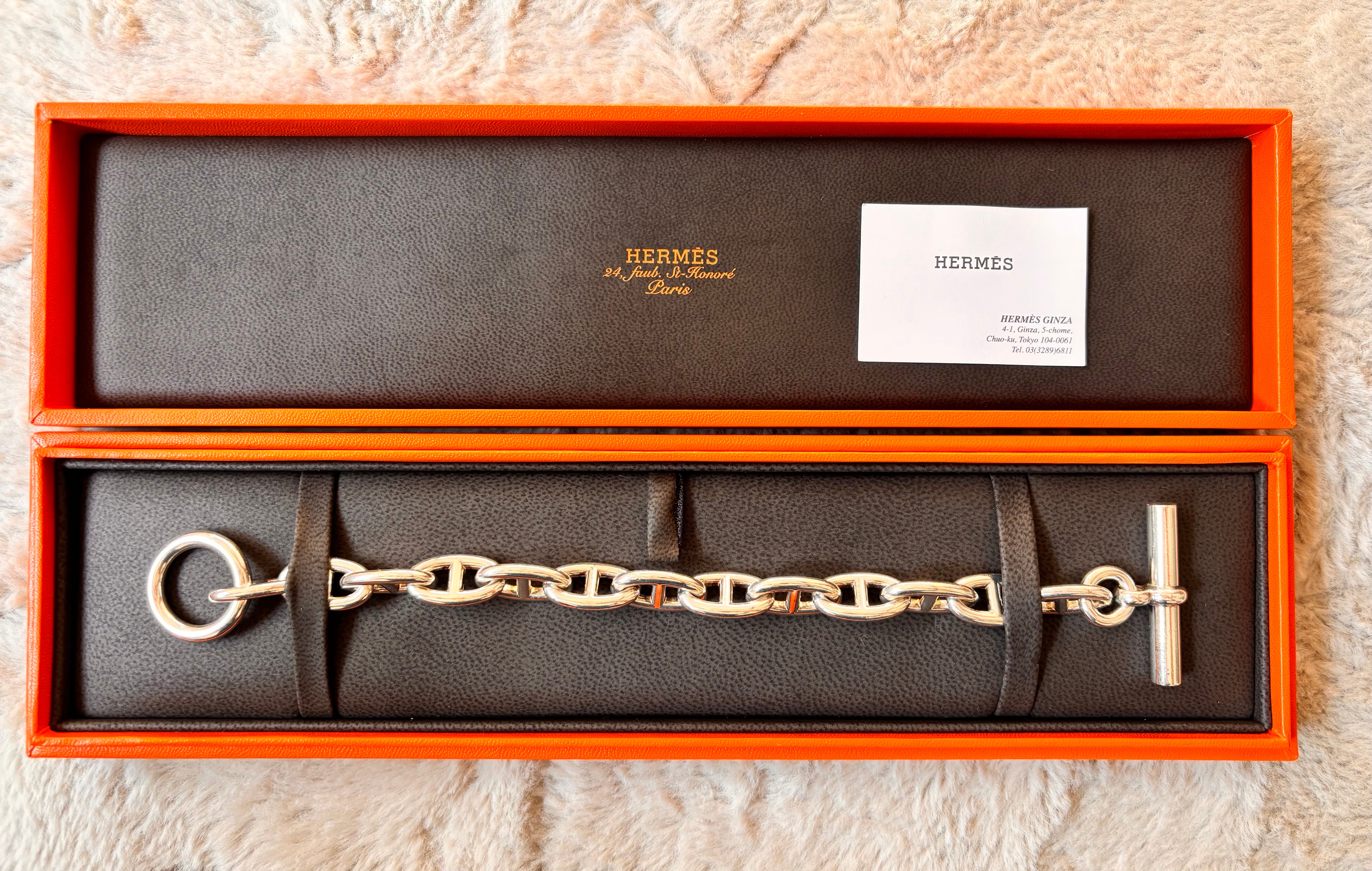 Hermes Chaine D'ancre GM Bracelet "Silver"