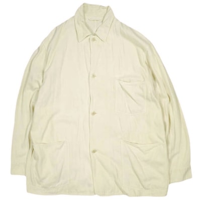 COMOLI コモリ 24SS 日本製 シルクネップ1938ジャケット Z01-01025 3 ECRU カバーオール アウター g26389