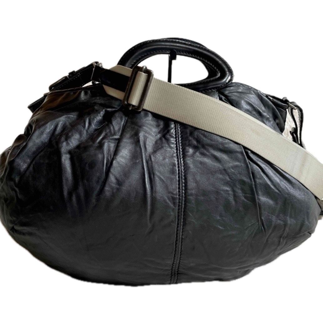 希少 MARNI マルニ バルーン 2way トートバッグ ショルダーバッグ 黒