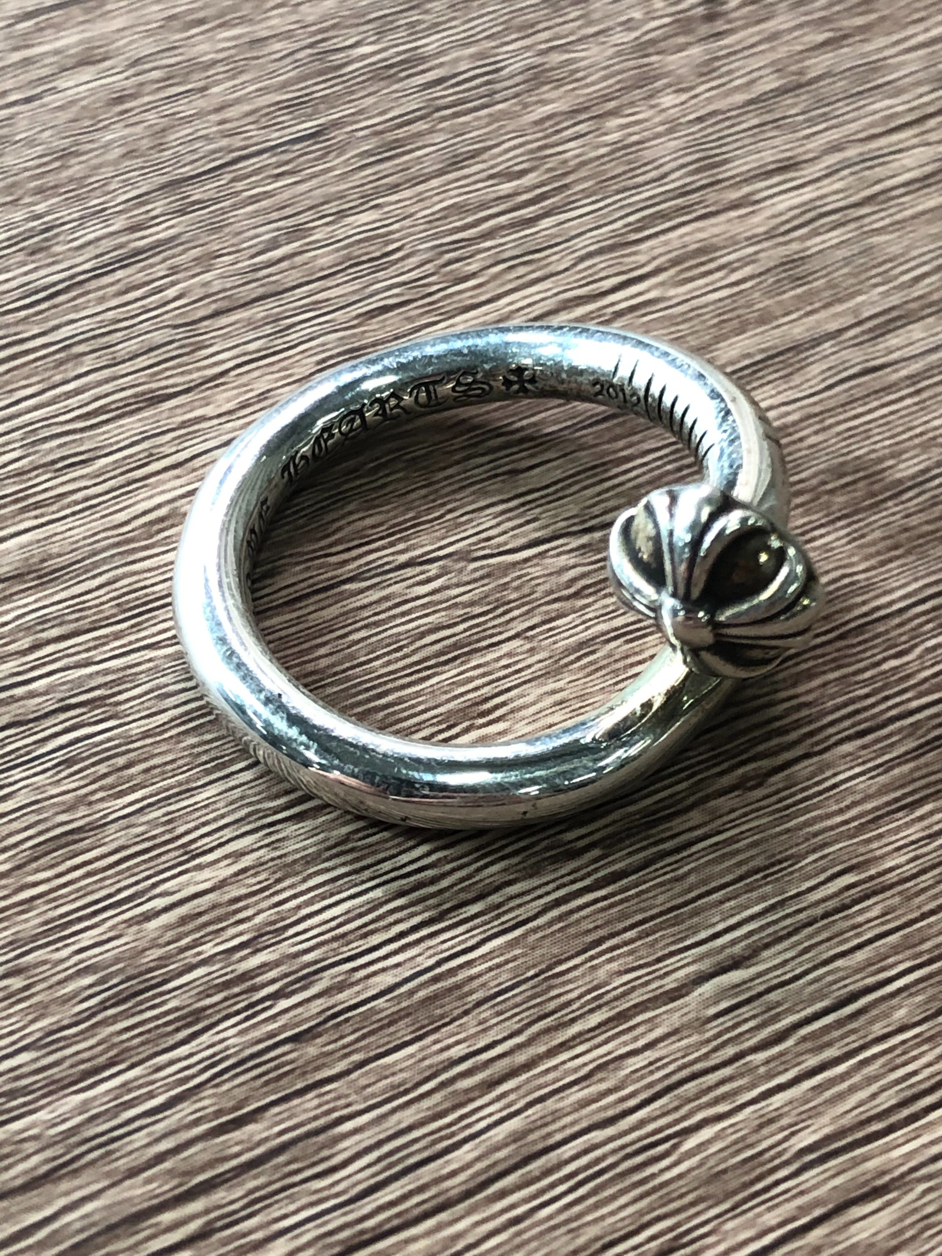 クロムハーツ ネイルクロスボールリング 13号