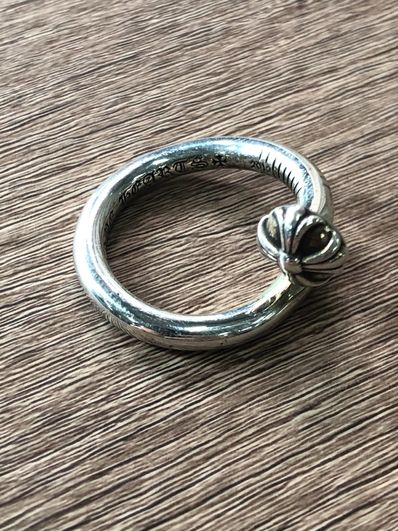 クロムハーツ ネイルクロスボールリング 13号