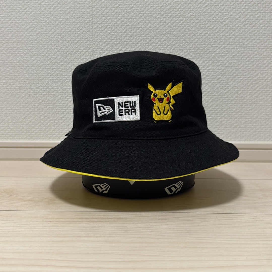 NEW ERA x Pokemon Bucket01 Reversible Pikachu "Black/Yellow"