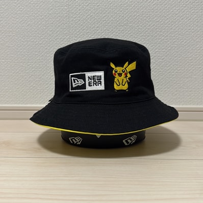 NEW ERA x Pokemon Bucket01 Reversible Pikachu "Black/Yellow"