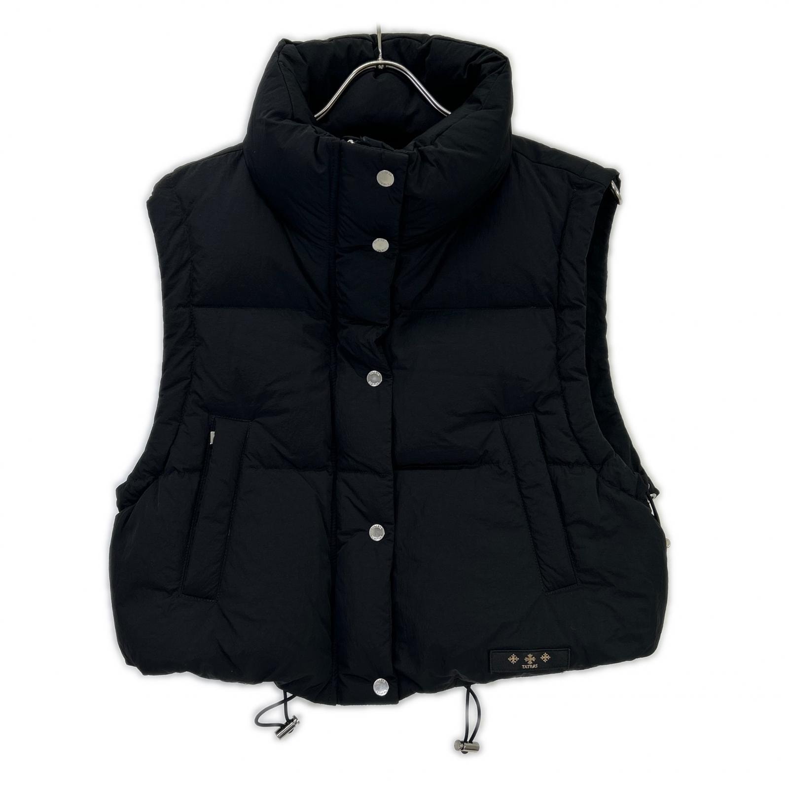 タトラス LTLA24A4290 ブラック CHACCLE  スタンドカラー ショート丈 ダウンベスト 02