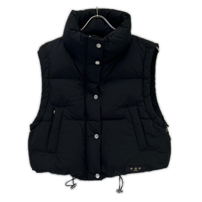 タトラス LTLA24A4290 ブラック CHACCLE スタンドカラー ショート丈 ダウンベスト 02