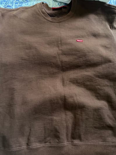 Supreme Small Box Crewneck "Maroon"