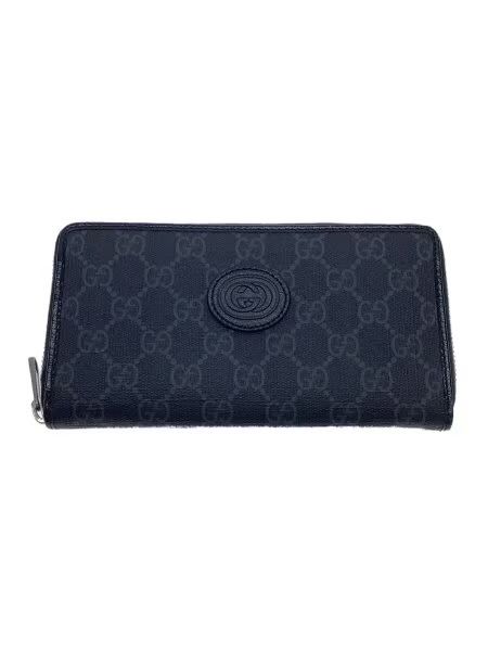 GUCCI Zip Around Wallet with Interlocking G "Black"