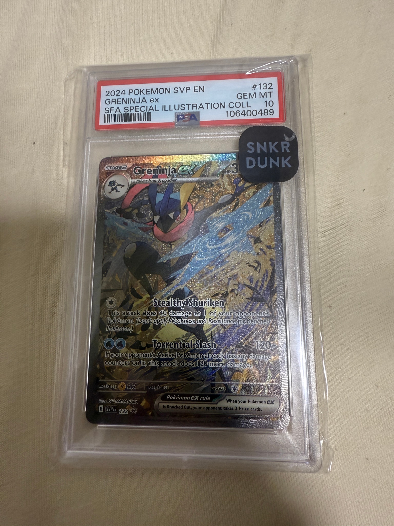 ゲッコウガex P [SVP EN 132]【英語版】(スカーレット&バイオレット
