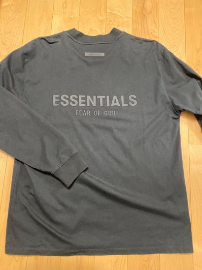 FEAR OF GOD ESSENTIALS Long Sleeve Tee "Black/Stretch Limo"