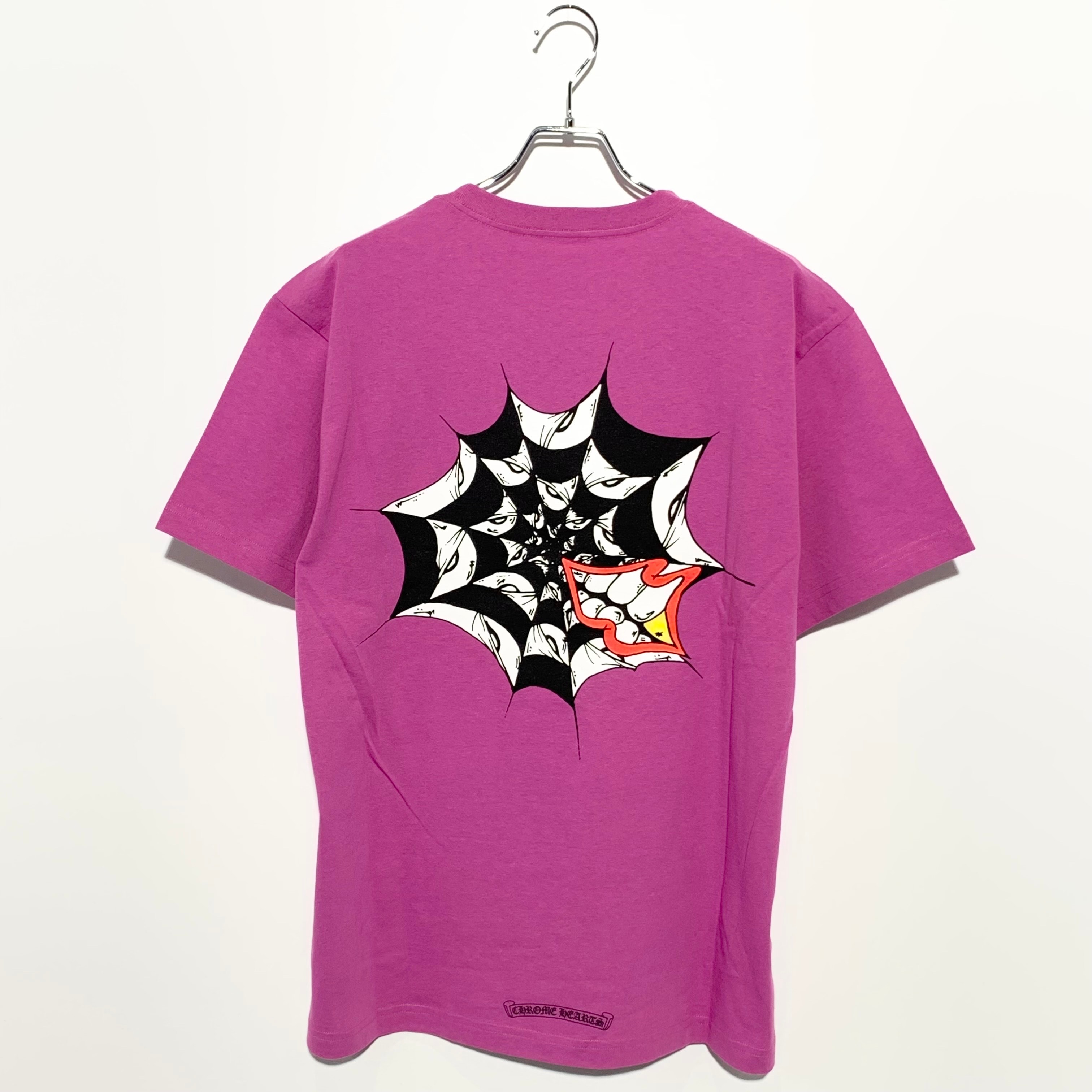 Chrome Hearts Matty Boy Spider Web T-Shirt "Purple"