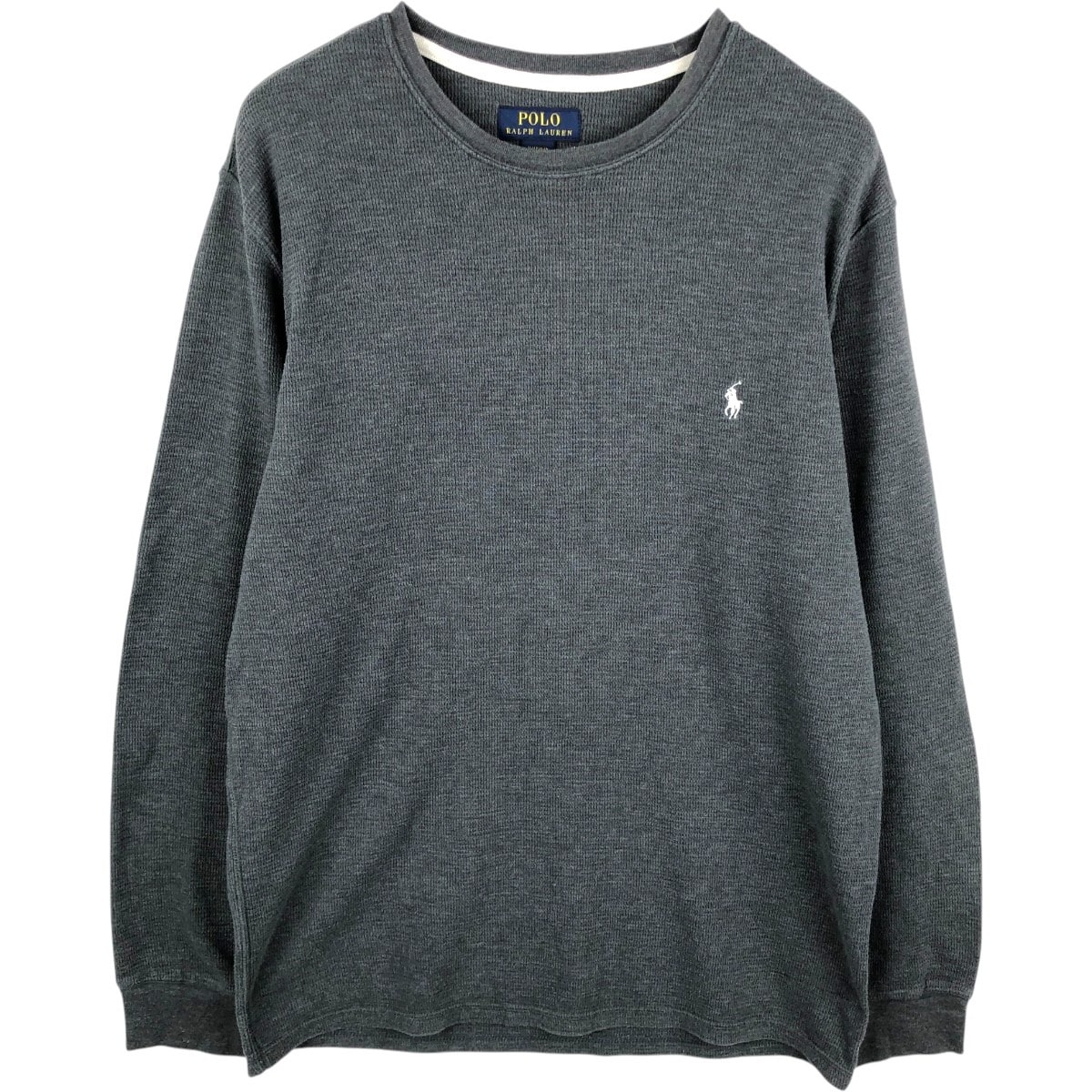 古着 ラルフローレン Ralph Lauren POLO RALPH LAUREN SLEEPWEAR サーマルロンT ワッフル メンズL相当/eaa684456