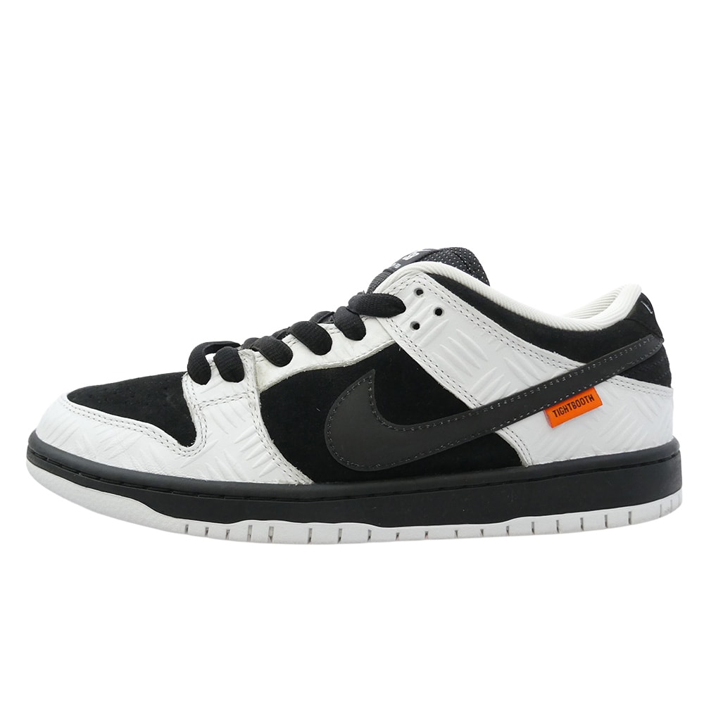 NIKE ナイキ スニーカー FD2629-100 × TIGHTBOOTH タイトブース SB Dunk Low Pro QS Black and White ナイキ SB ダンク ロー プロ QS ローカットスニーカー 27cm【中古】