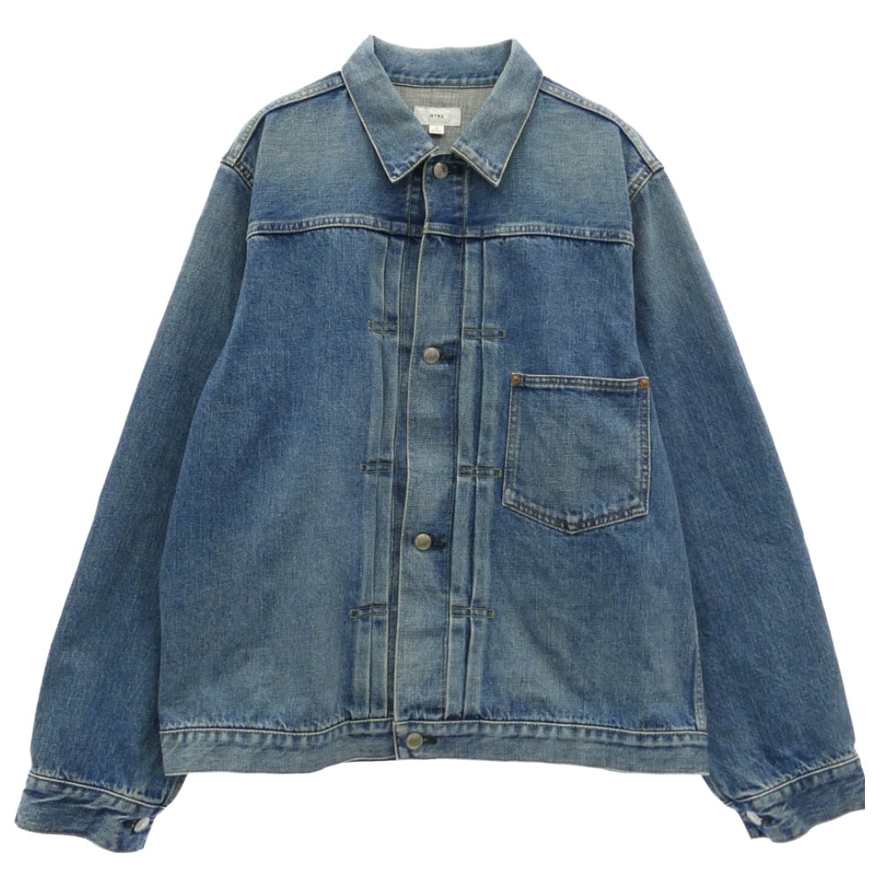 HYKE ハイク 26SS DENIM JACKET TYPE 1 / REGULAR FIT レギュラーフィット デニムジャケット インディゴブルー系 XXL 5【中古】