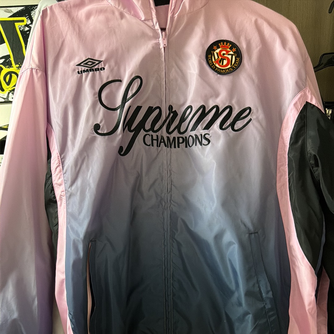 Supreme x Umbro Gradient Track Jacket "Pink"