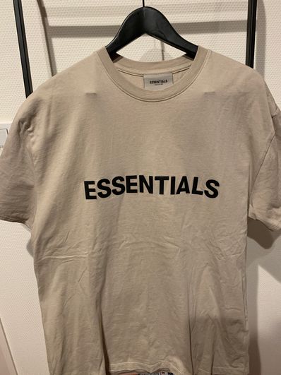 FEAR OF GOD ESSENTIALS 3D Silicon Applique Boxy T-Shirt "Moss"