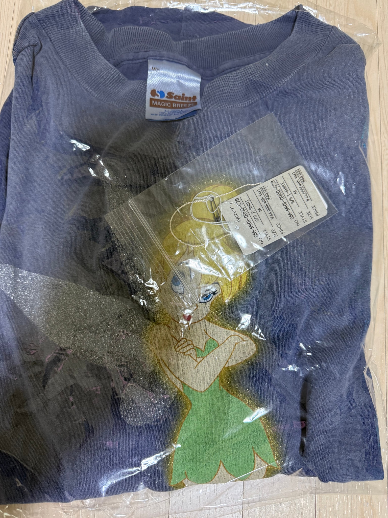 SAINT Mxxxxxx x Disney DSN SS T-Shirt Tinker Bell "Navy"
