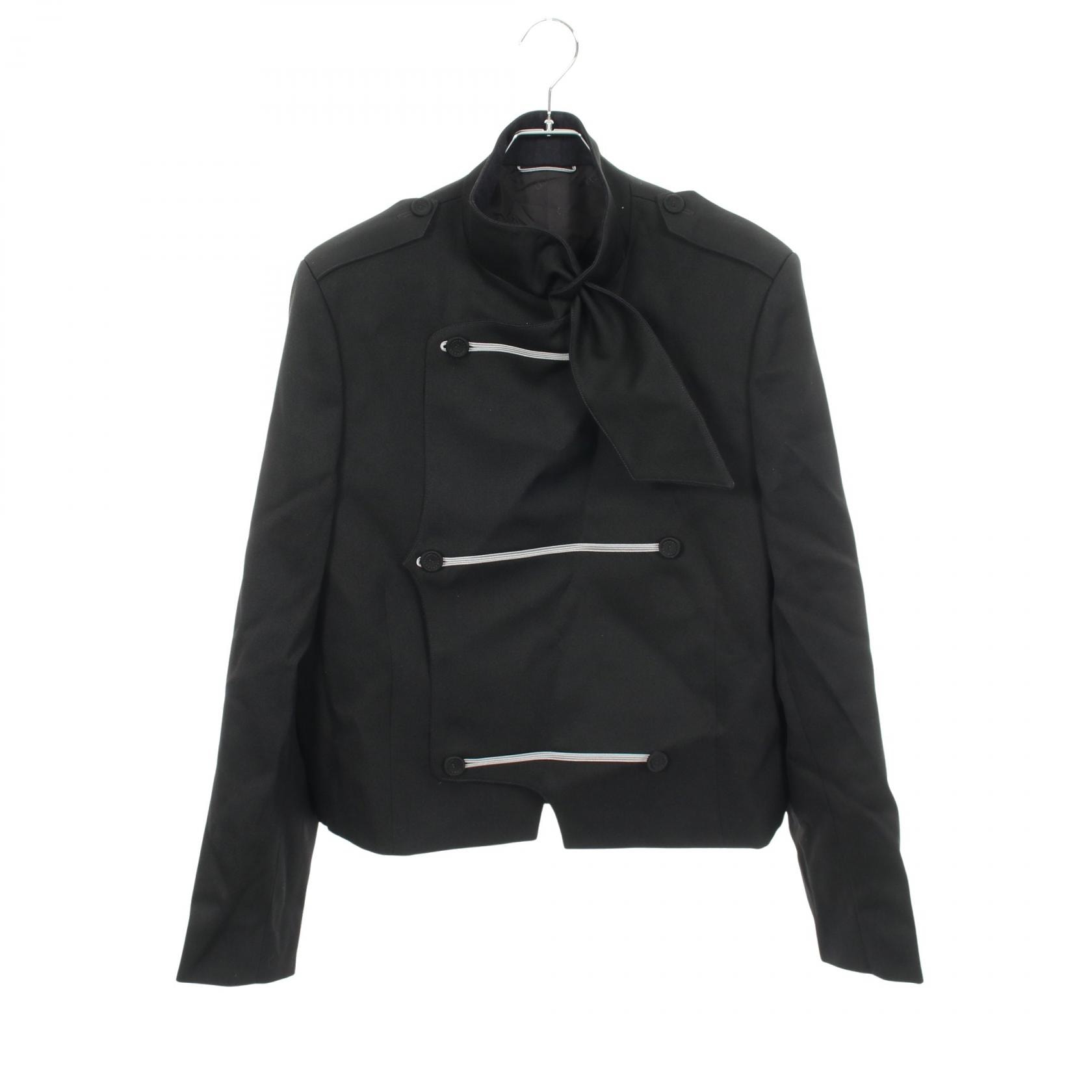 ディオール Dior DIOR × PETER DOIG ナポレオン ジャケット 衣料品 アウター ウール メンズ ブラック系 【中古】