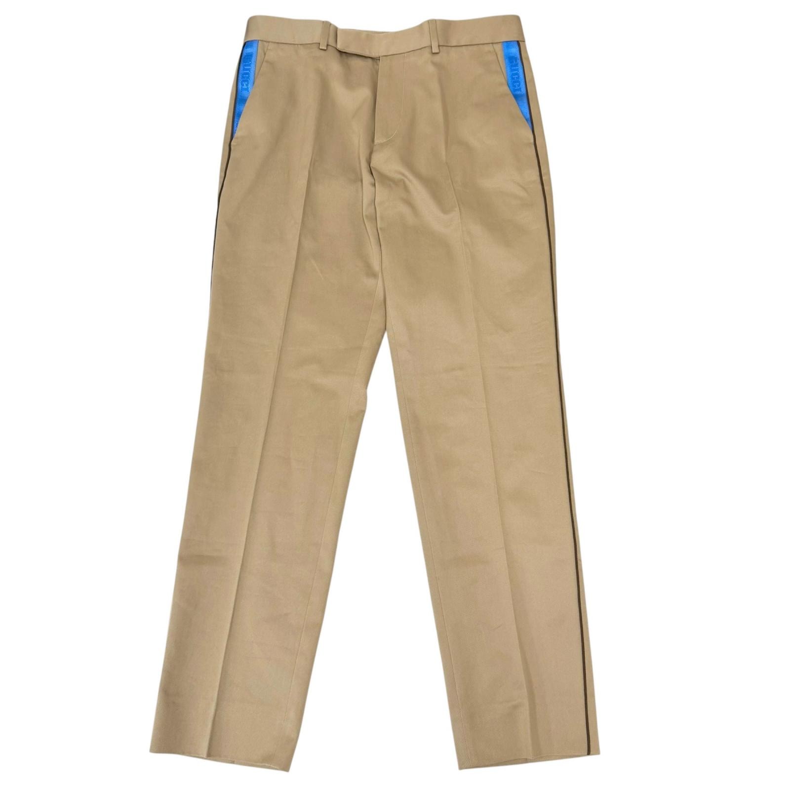 未使用品 グッチ パンツ ベージュ メンズ 46 863418