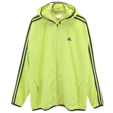 adidas アディダス トレーニング 長袖 ジップパーカー 2XOT イエロー系 裏メッシュ