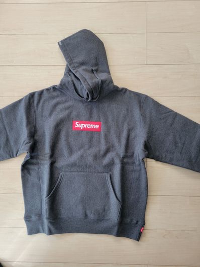 Supreme Box Logo Hooded Sweatshirt "Charcoal" (21FW)