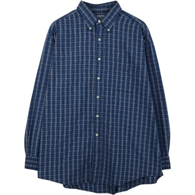 古着 ブルックスブラザーズ Brooks Brothers 長袖 ボタンダウンチェックシャツ メンズL相当/eaa665973